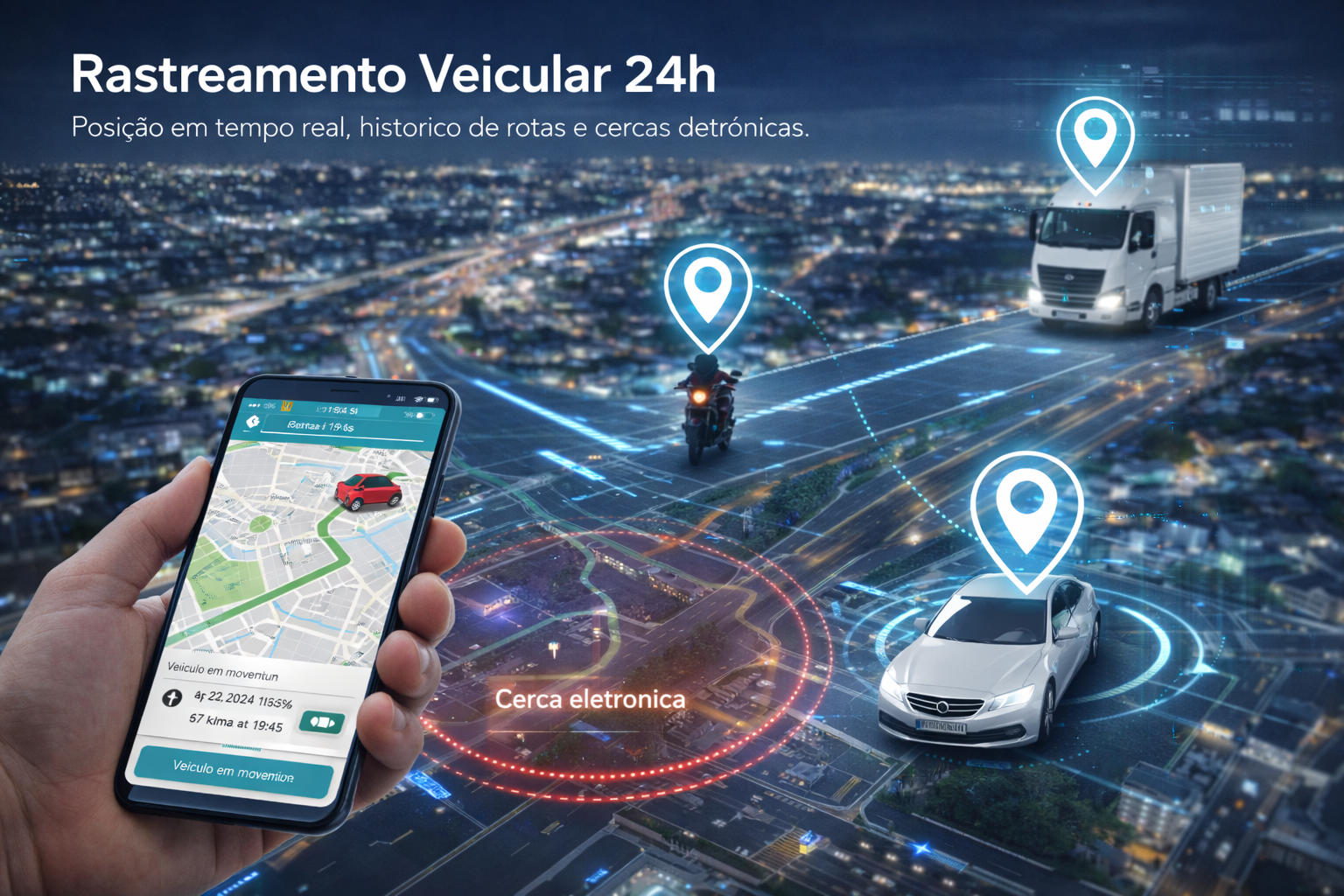 Rastreamento Veicular 24h